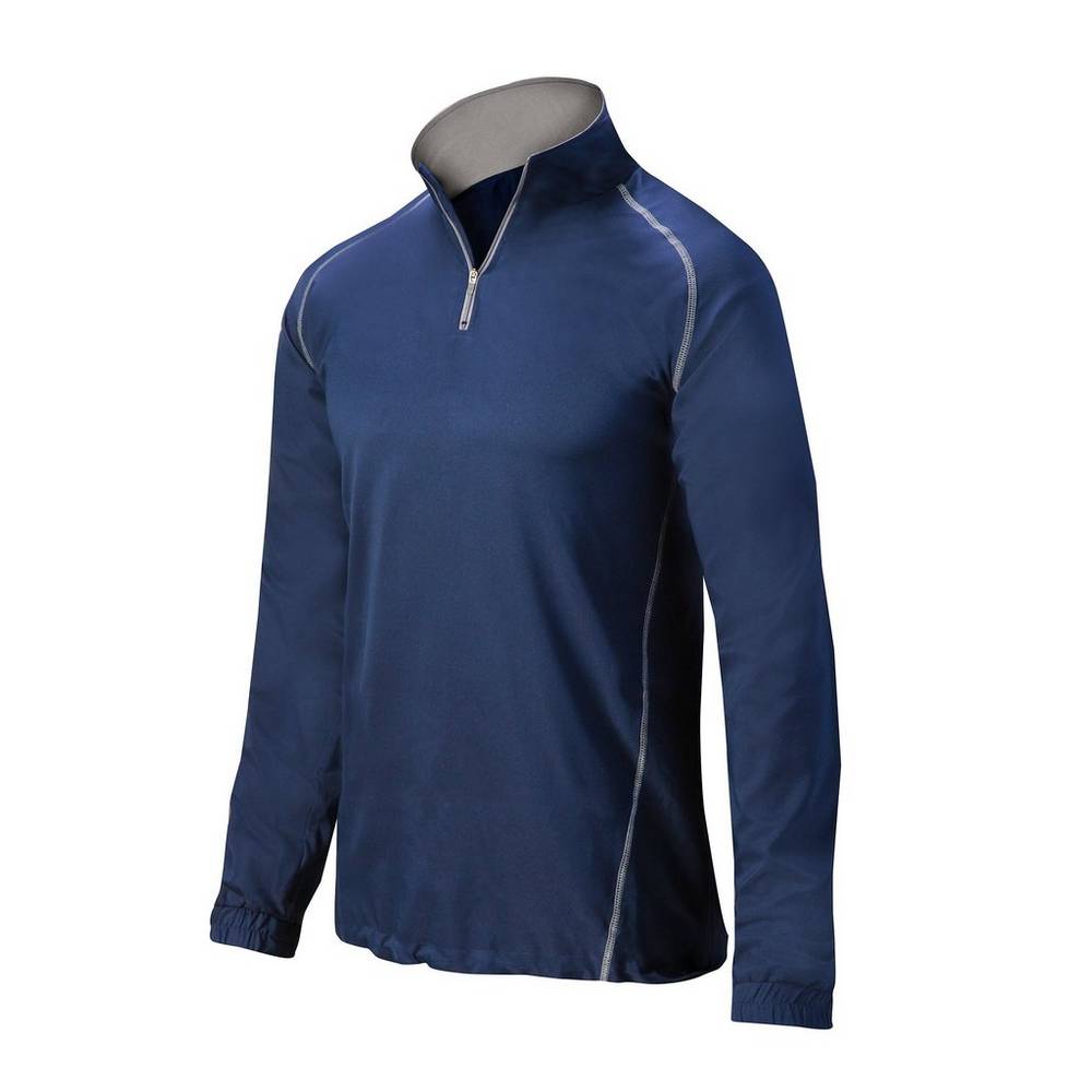 Casaco Mizuno Comp 1/4 Zip Batting - Homem - Azul Marinho - UCLFD6201